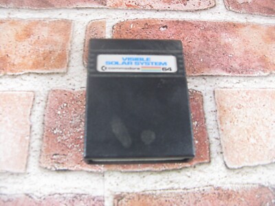 Commodore 64 C64 Visible Solar System Cartridge 1982