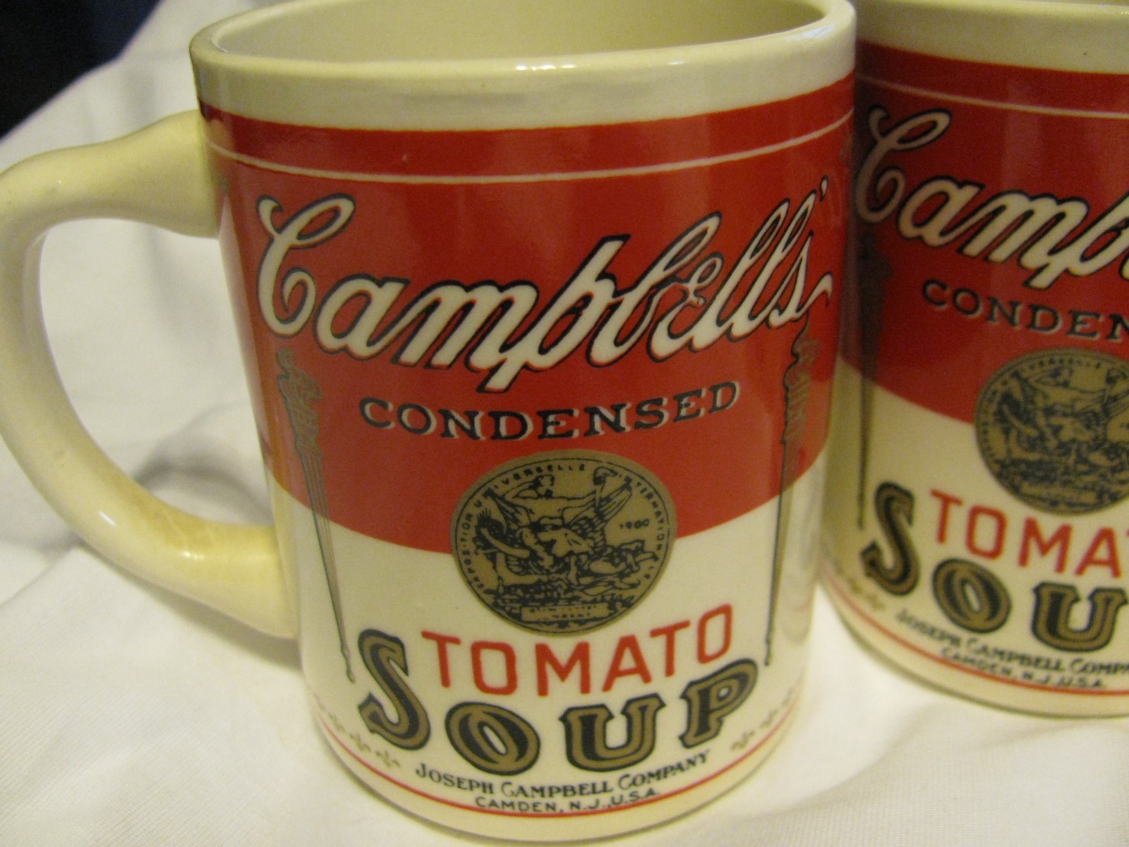 Set Of 4 Vintage Campbells Tomato Soup Coffee Mug Joseph Campbell Company USA