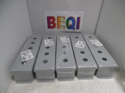 5pcs Sealed NVENT E5PBG 5-Hole Enclosure 2-3/4 Depth Type 12, IP65 5PB x22.5mm