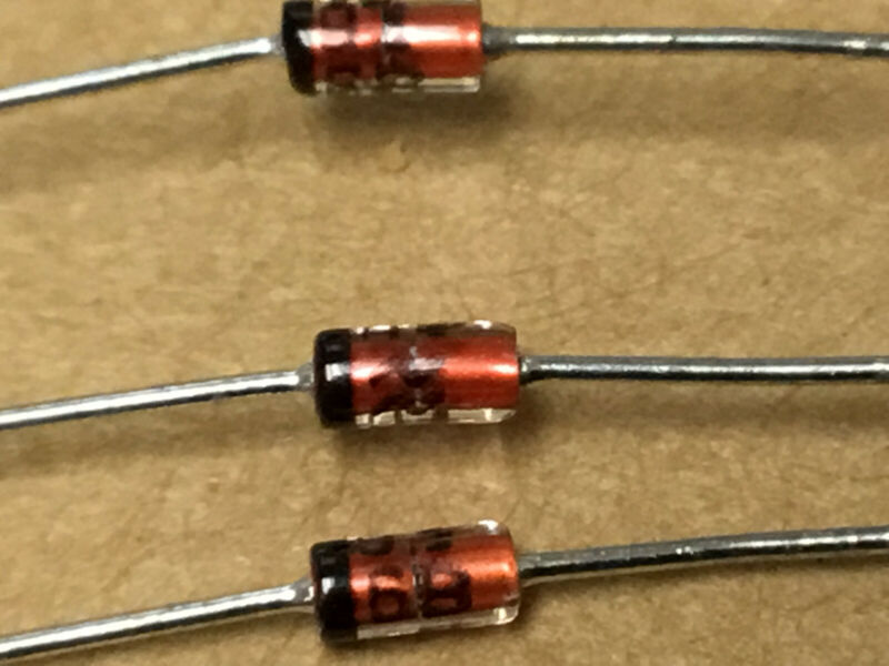 (3 Pc)  National  1n916b   Rectifier Diode, 100 Volt, Do-35