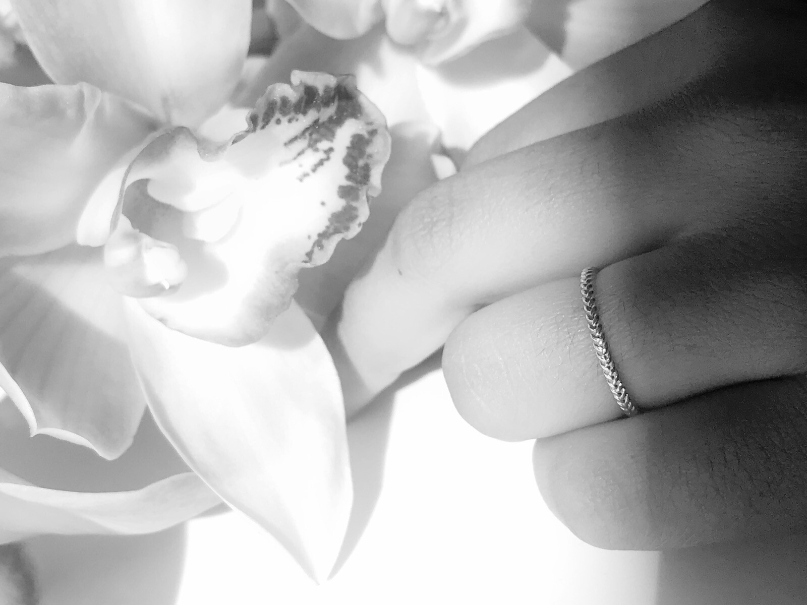 Pre-owned Jewelry By Paula 14k White Gold Twist Band Ring, Stacking Band, Midi Ring 2 Mm. Solid 14k Gold