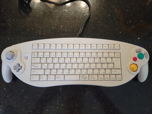 Nintendo GameCube Ascii Keyboard Controller White ASC-1901PO