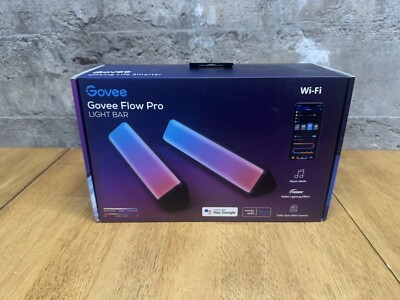 Govee - Flow Pro RGBICWW Smart Light Bars With Camera - Black, H6049