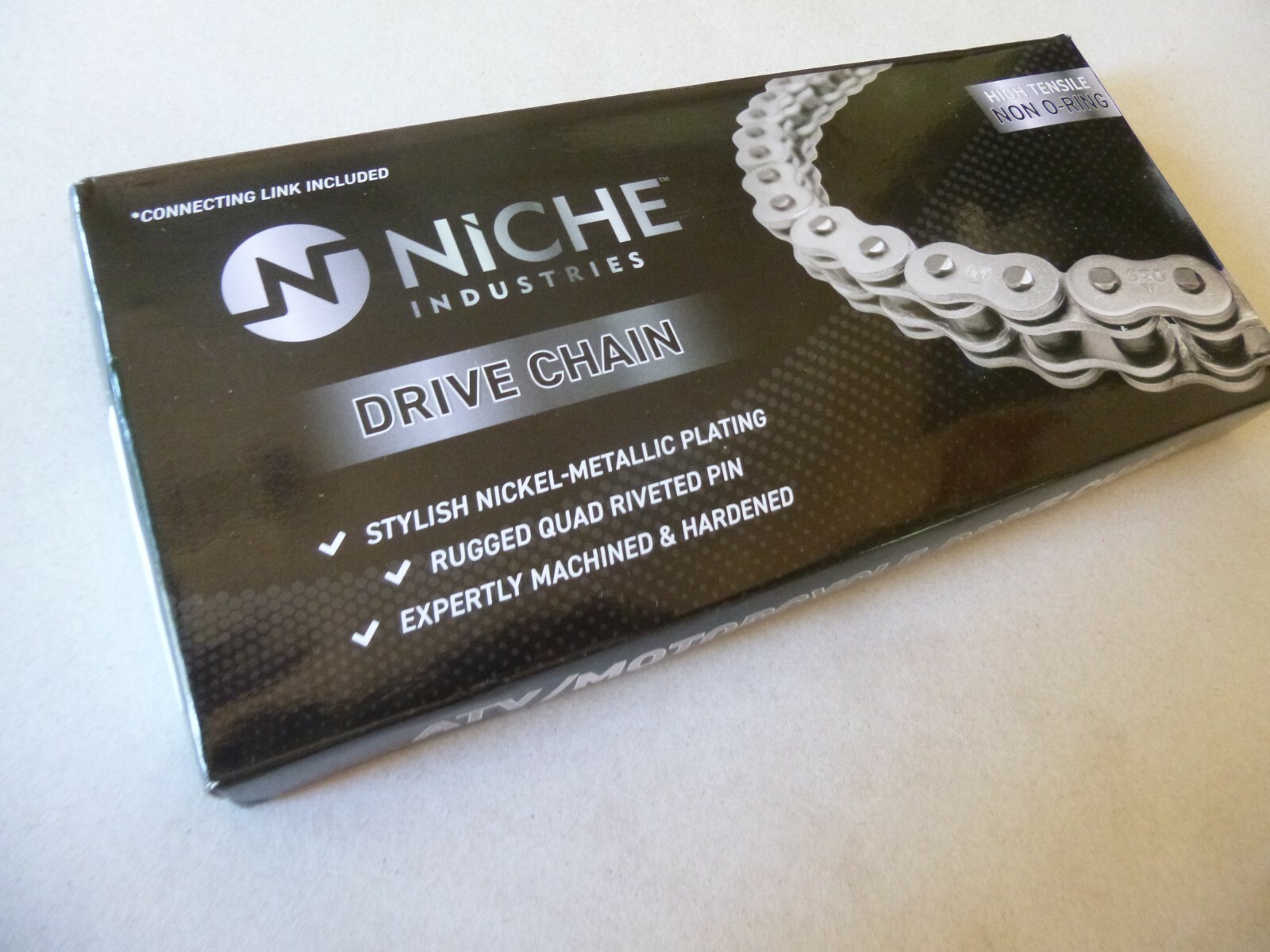 アクセサリー chiharu NICHE 428HZ Drive Chain 98 Links Standard Non O-Ring with