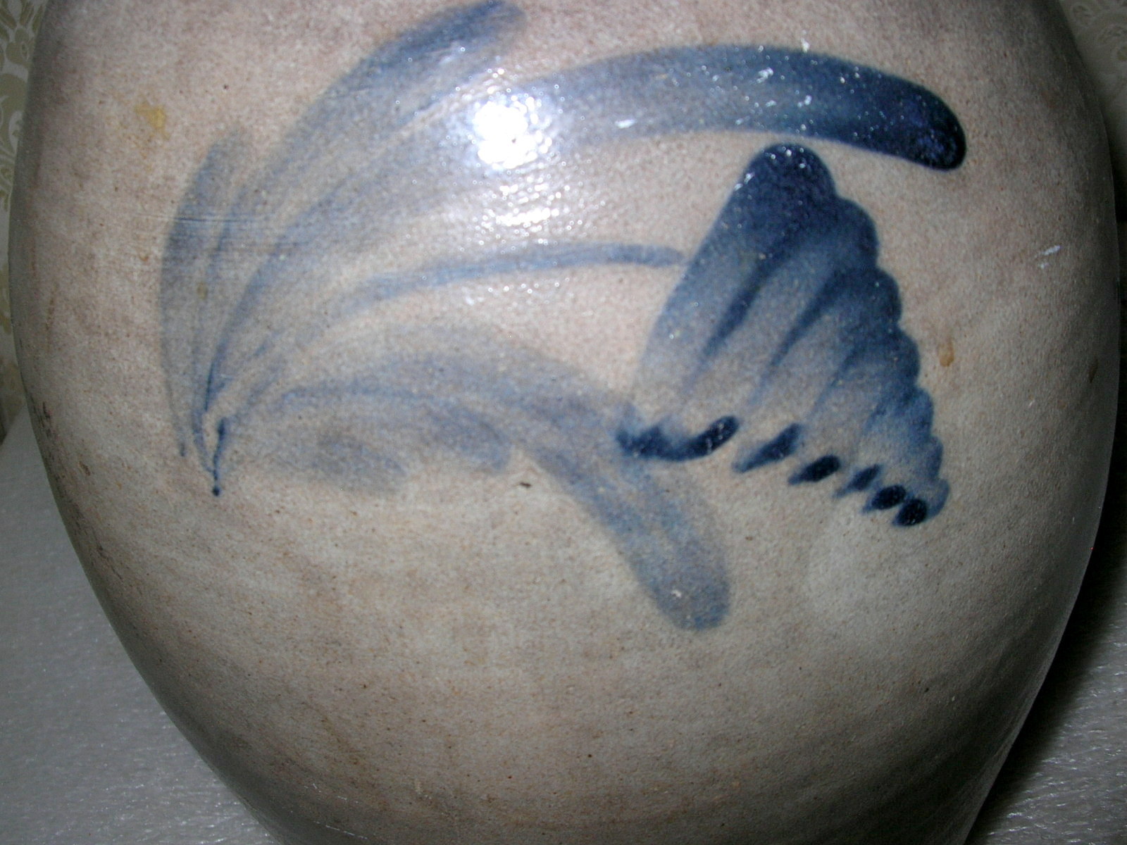 STONEWARE JUG CROCK COWDEN AND WILCOX