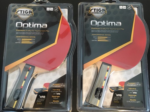 Stiga Optima Two Wrb Table Tennis Paddle Ping Pong New