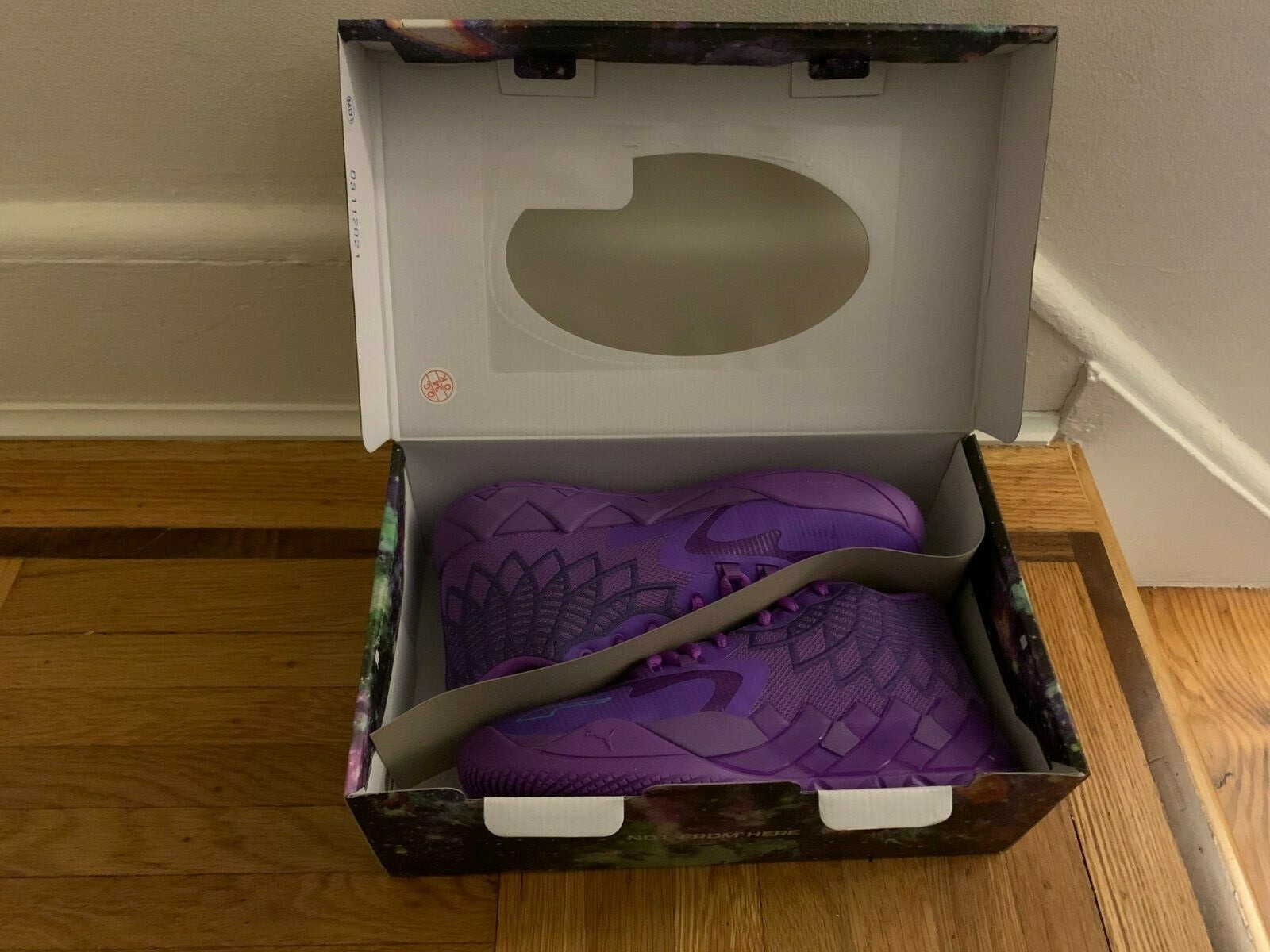 Pre-owned Puma Mb.01 Purple Queen City All Star Game 2022 Lamelo Ball Boys Gs 376886-10