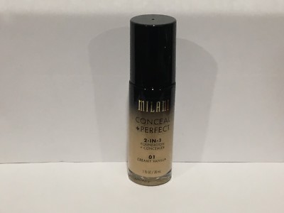 Milani Conceal+Perfect 2-in-1 Foundation+Concealer  choose color