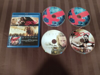 300/TROY/ALEXANDER REVISITED - Triple Feature BLU-RAY, 4-Disc