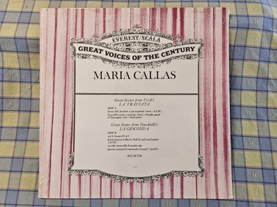 NEW-Great Voices Of The Century Maria Callas Everest Scala SC-879 Vinyl LP