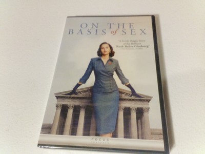 On the Basis of Sex (DVD, 2018) Felicity Jones Brand New Factory Sealed