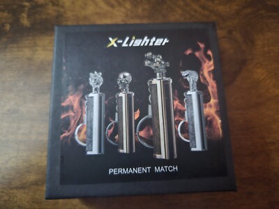 Permanent Match Keychain Lighter Flint Matchstick Fire Starter Reusable Flint