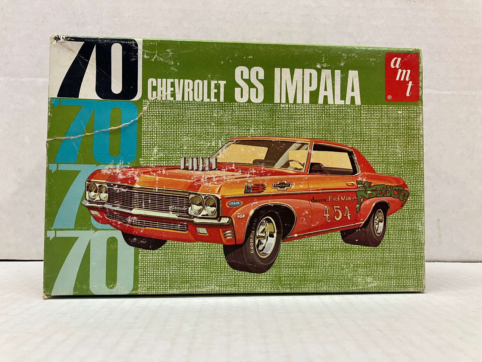 amt 1/25 1970 chevrolet impala 完成品 AMT 1970 Chevy Impala Fire Chief 1:25 Scale Model Kit