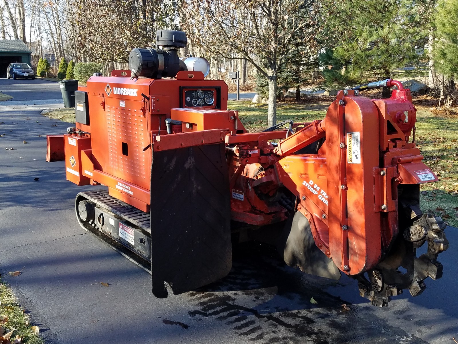 MORBARK D86 TRACK STUMP GRINDER $48,000