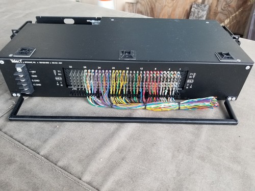 010-0132-0104 TELECT 32 POSITION DSX-1 FRONT CROSS CONNECT PANEL