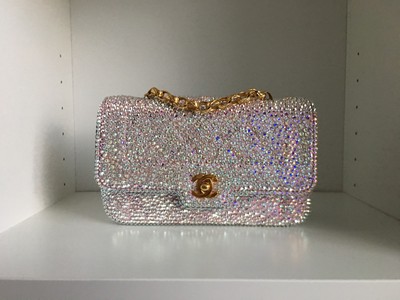 chanel swarovski bag