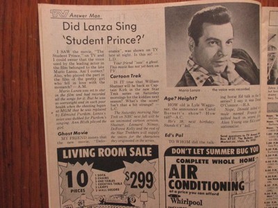 July 1-1973 Philadelphia Bulletin TV Time Magazi(JOHN BERADINO/GENERAL HOSPITAL)