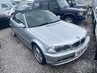 BMW 320Ci 2 DOOR CONVERTIBLE PETROL VERY CLEAN CAR SOLD AS SEEN  LEATHER TRIM