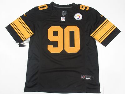NWT T.J. Watt #90 Pittsburgh Steelers Men's 2024-25 Season Jersey Color Rush