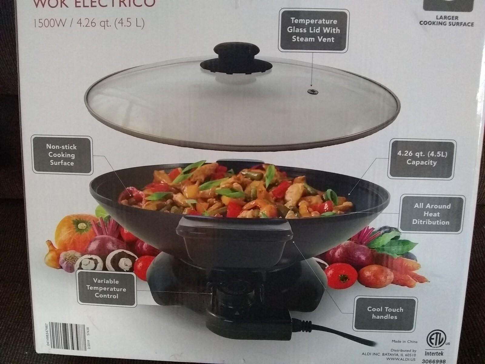 Ambiano Electric Wok