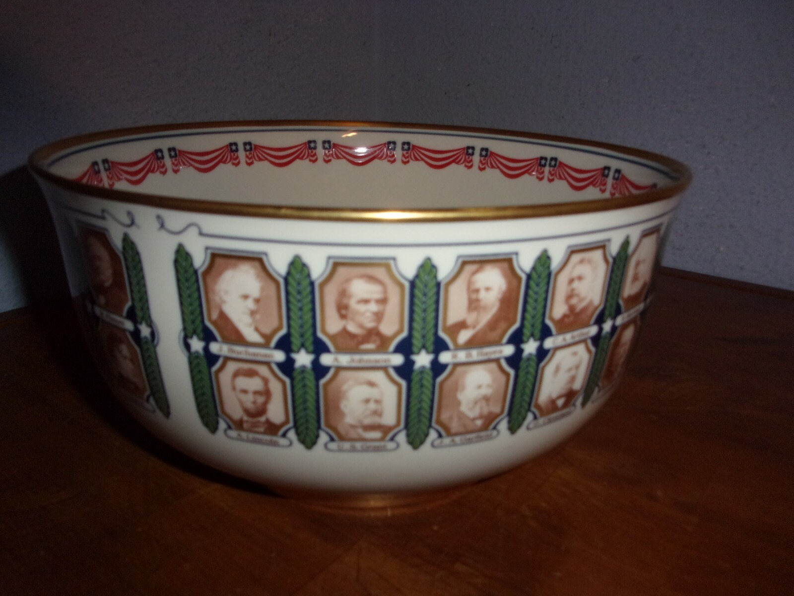 Pickard Presidential Bowl US Historical Society Limited Edition