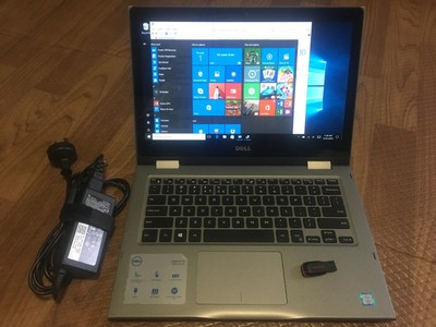 Dell inspiron 13 5368 i5-6200u cpu@2.3 ghz/256gb ssd/16gb ram/convertible 2-in-1