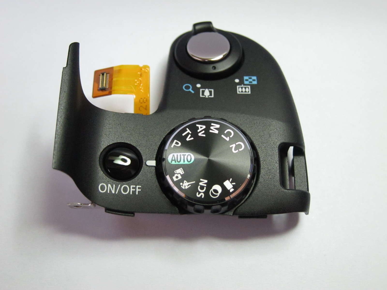Top Cover Mode Dial Shutter Release Zoom Button Assy For