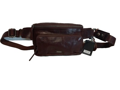 Spikes And Sparrow SP 1113-YU-01 Dark Brown Waist/Crossbody Bag NWT