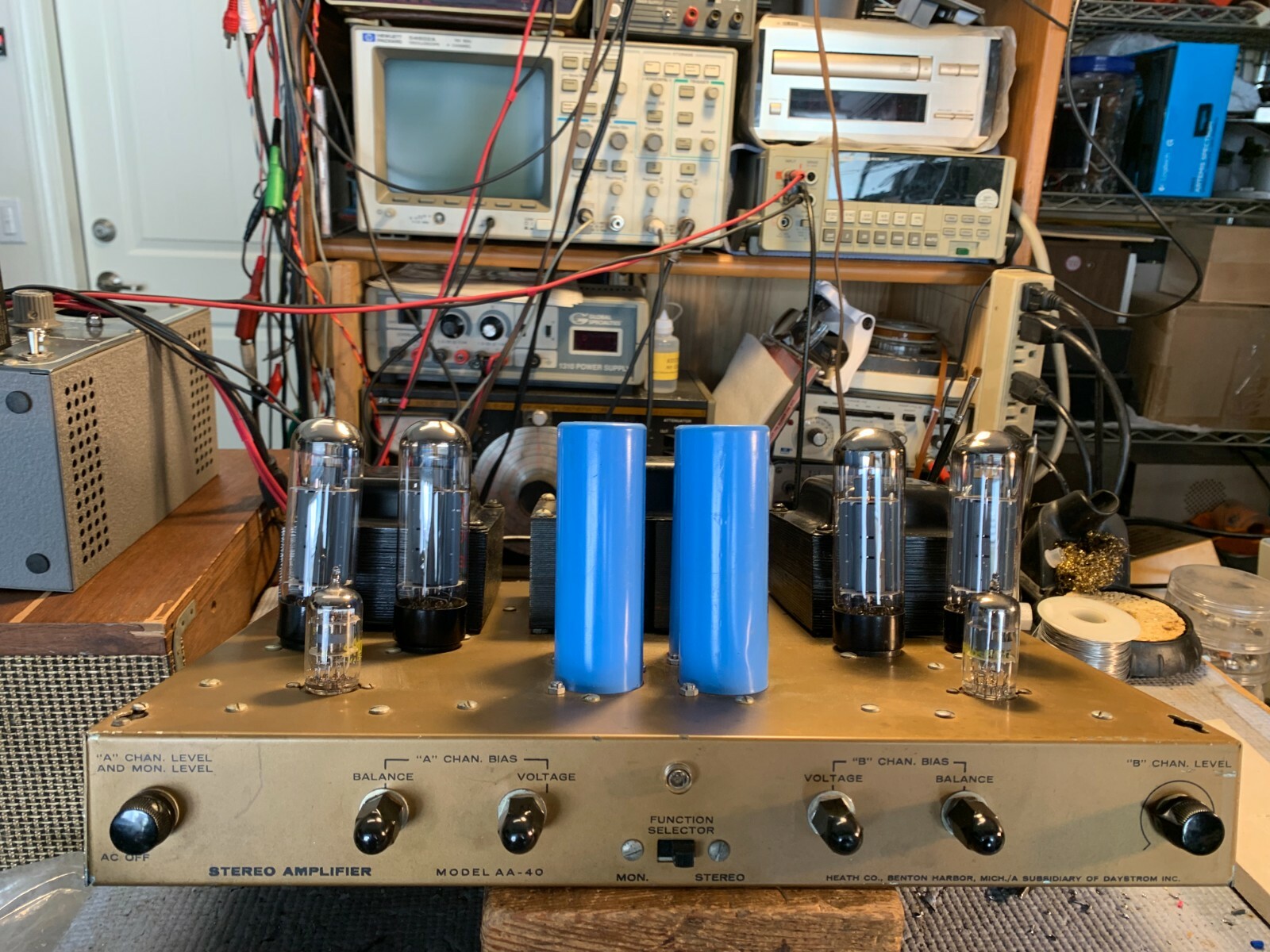 米国HEATHKIT AA-1506 パワーアンプ 米国HEATHKIT AA-1506 パワーアンプ RARE Vintage Heathkit