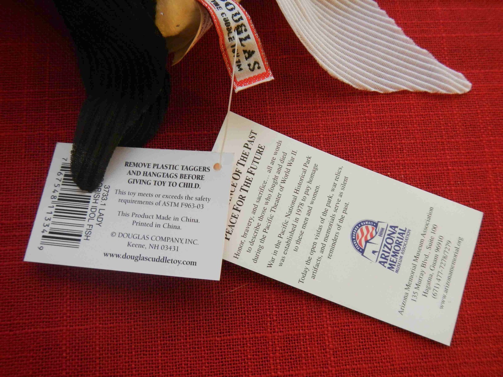 Douglas  Stuffed “LadyMoorish Idol” Fish Plush Tropical Aquatic Hawaii Toy 7