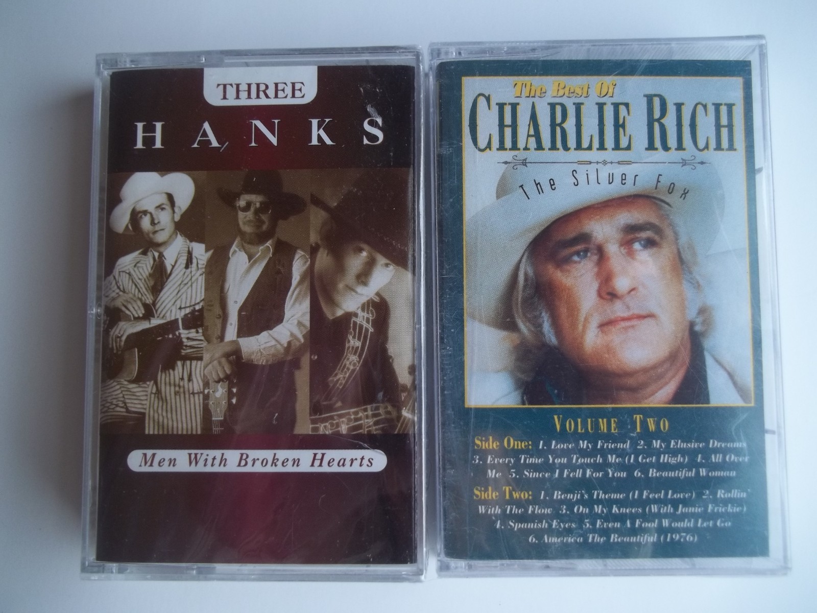 6~Cassettes~Country & Western-Charlie Rich,Jeff Foxworthy,Buck Owens,Branson USA