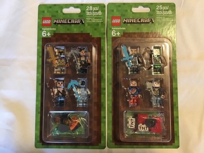New Lego Minecraft Skin Pack 1 2 Minifigures Factory Sealed Lego Complete Sets Packs Expertindiatours Toys Hobbies