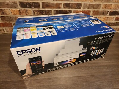 Epson EcoTank Photo ET-8550 Color Inkjet All-In-One Printer White 250 page count