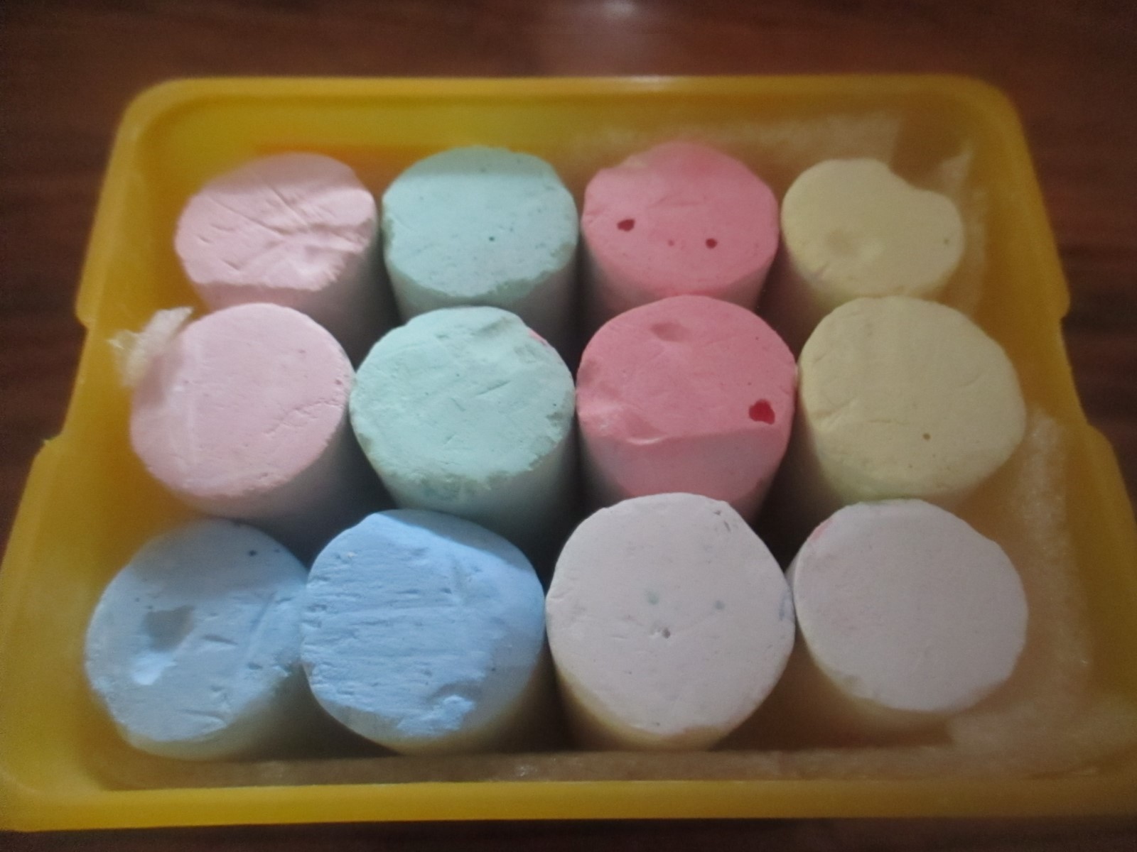 12 JUMBO SIDEWALK CHALK Assorted Colors Non-Toxic