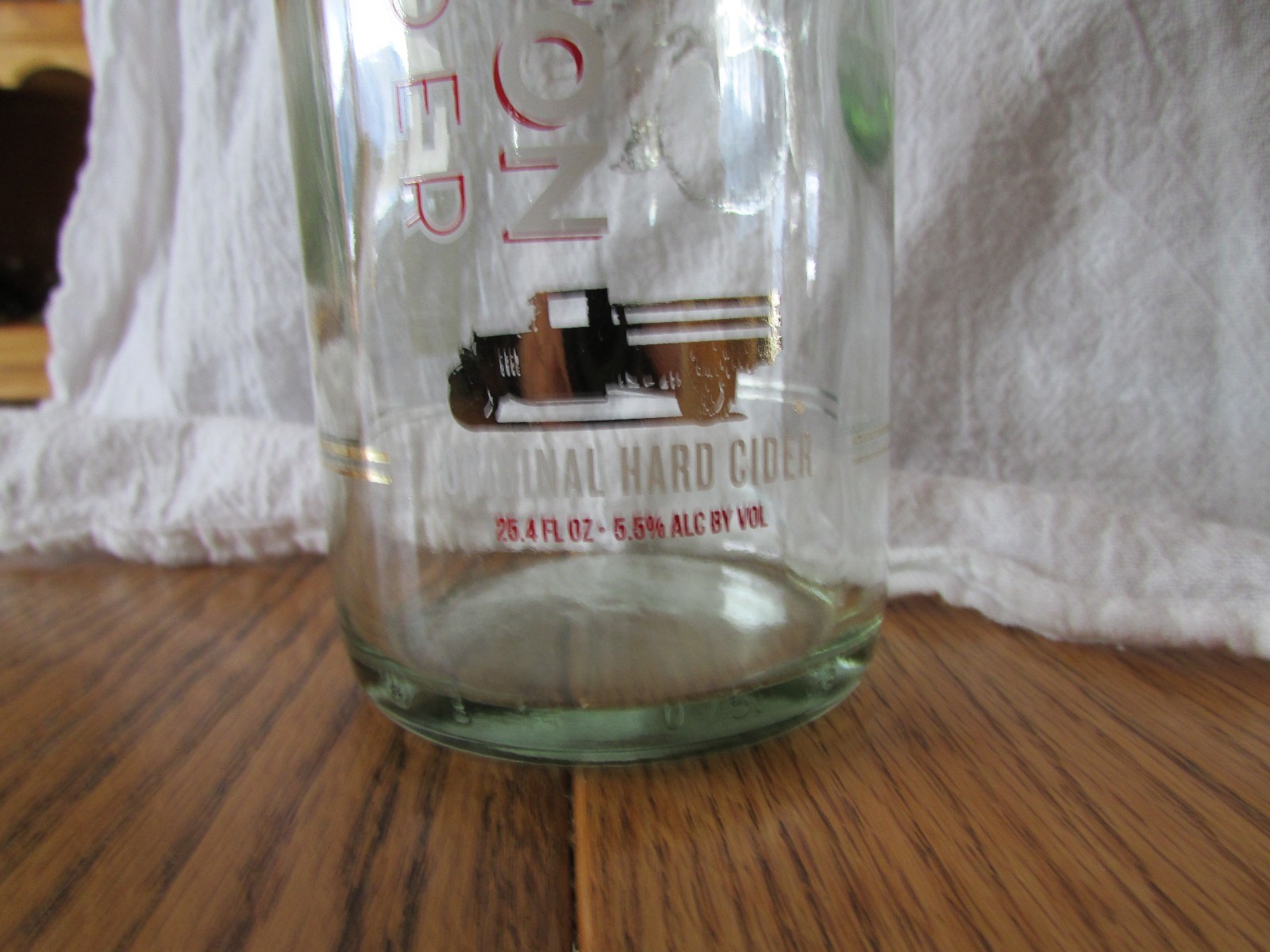 Washington Gold Cider Original Hard Cider Lock Top 25.4 oz Empty Bottle