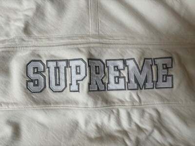 supreme hoodie mens large black long sleeve water arc fw18 fleece pullover 355056646020