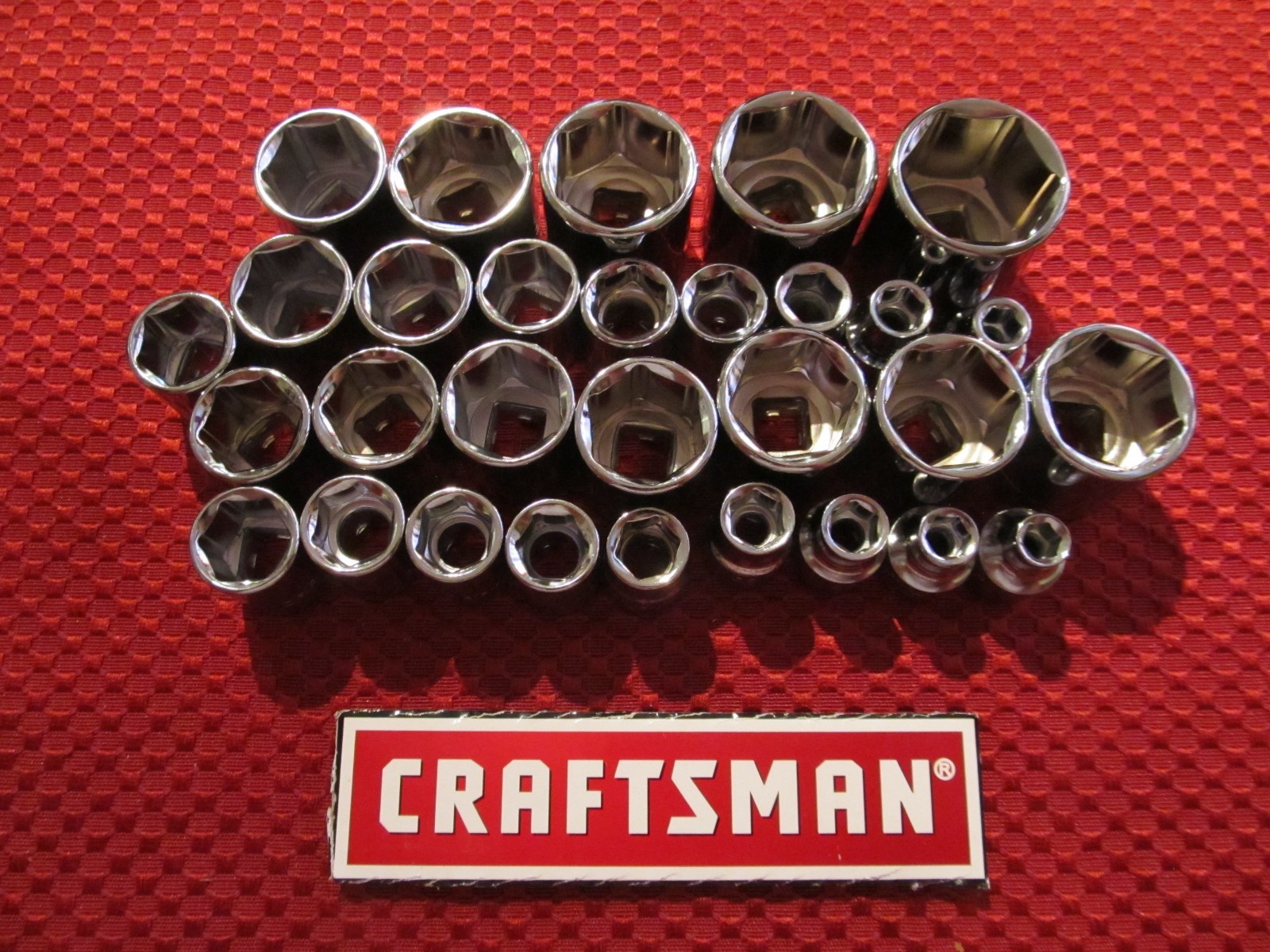 Craftsman 3/8" Drive 6 Point Sockets Metric And Sae Choose Size