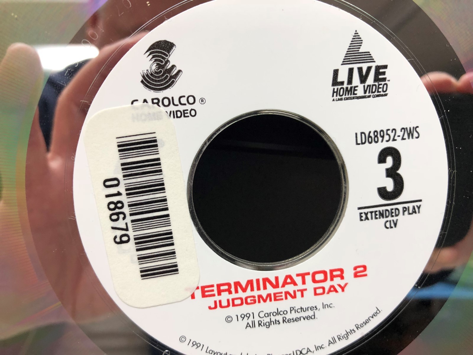 Arnold Schwarzenegger Terminator 2 Judgment Day Laserdisc Widescreen Edition