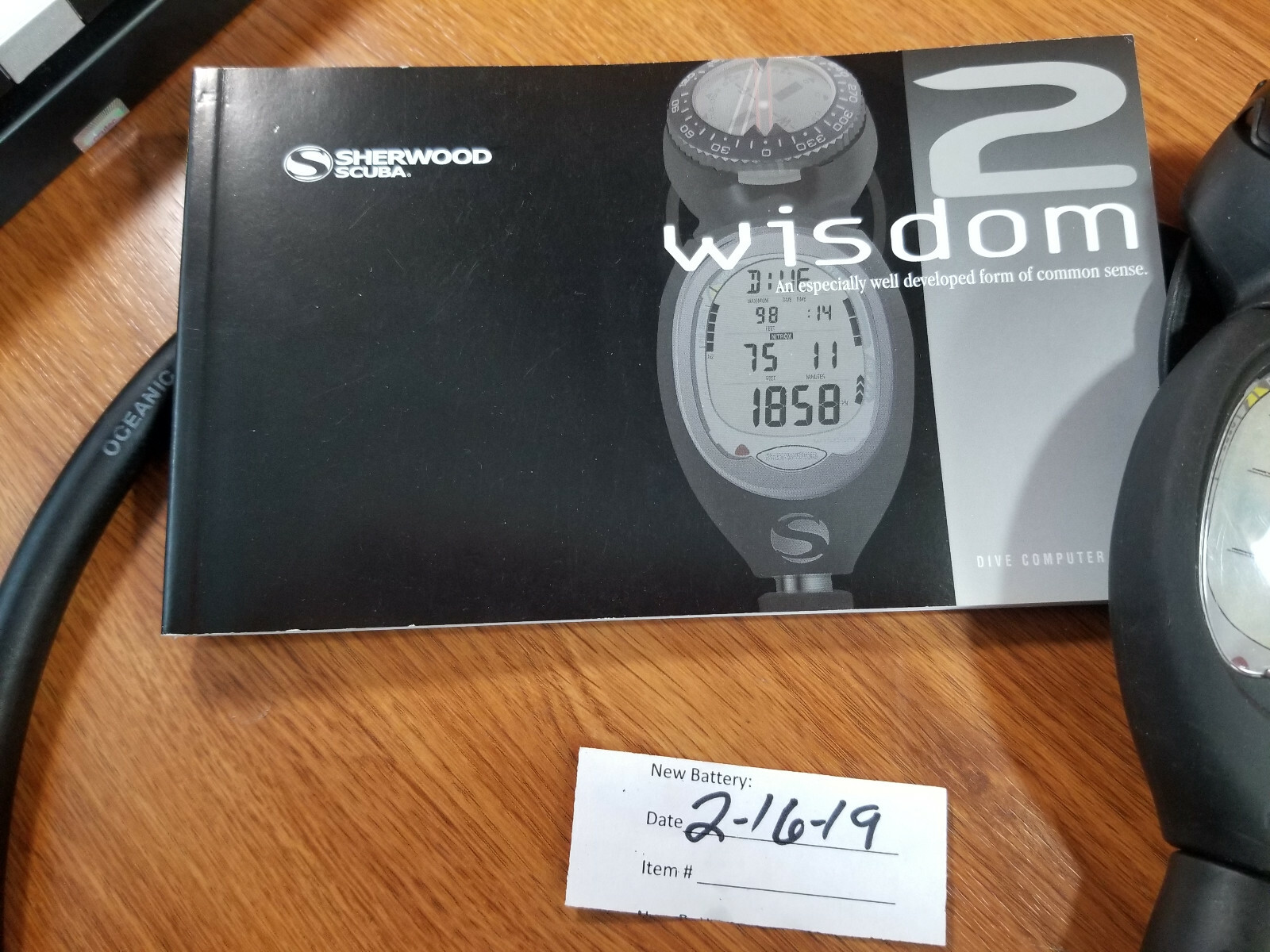 Sherwood WISDOM 2 Air Integrated Scuba Dive Computer Air / Nitrox with compass