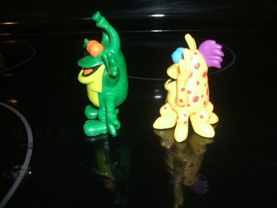 Wendy's Applause 1989 Mixup Aliens 2 of them green and yellow  nice