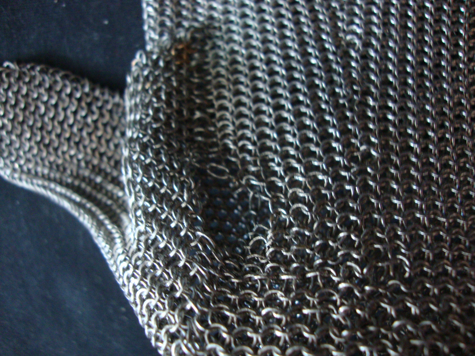 Vintage Chain Mail Mesh Safety Glove - Small, Ambidextrous - AS IS