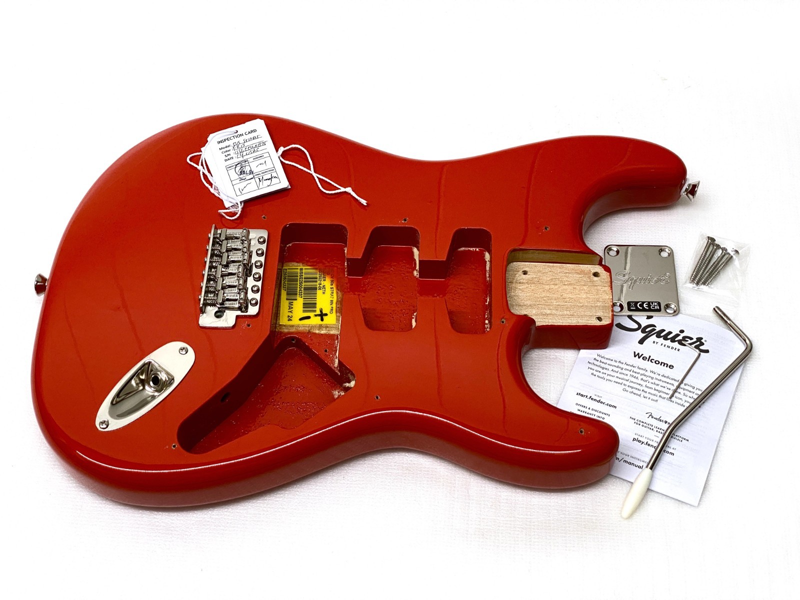Genuine FULL THICKNESS Fender Squier STRAT BODY 50s Classic