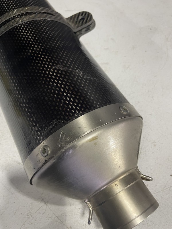 98-99 KAWASAKI NINJA ZX9R AKRAPOVIC EXHAUST PIPE MUFFLER SLIP ON
