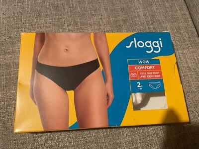 Sloggi Tai Briefs WOW Comfort Mid Rise Bikini Knickers Brief Lingerie Medium