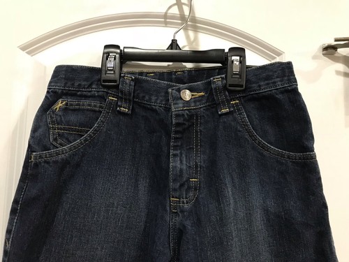 Wrangler Boys Youth Jeans Denim Bermuda Walking Shorts 14 Reg Adjustable Waist