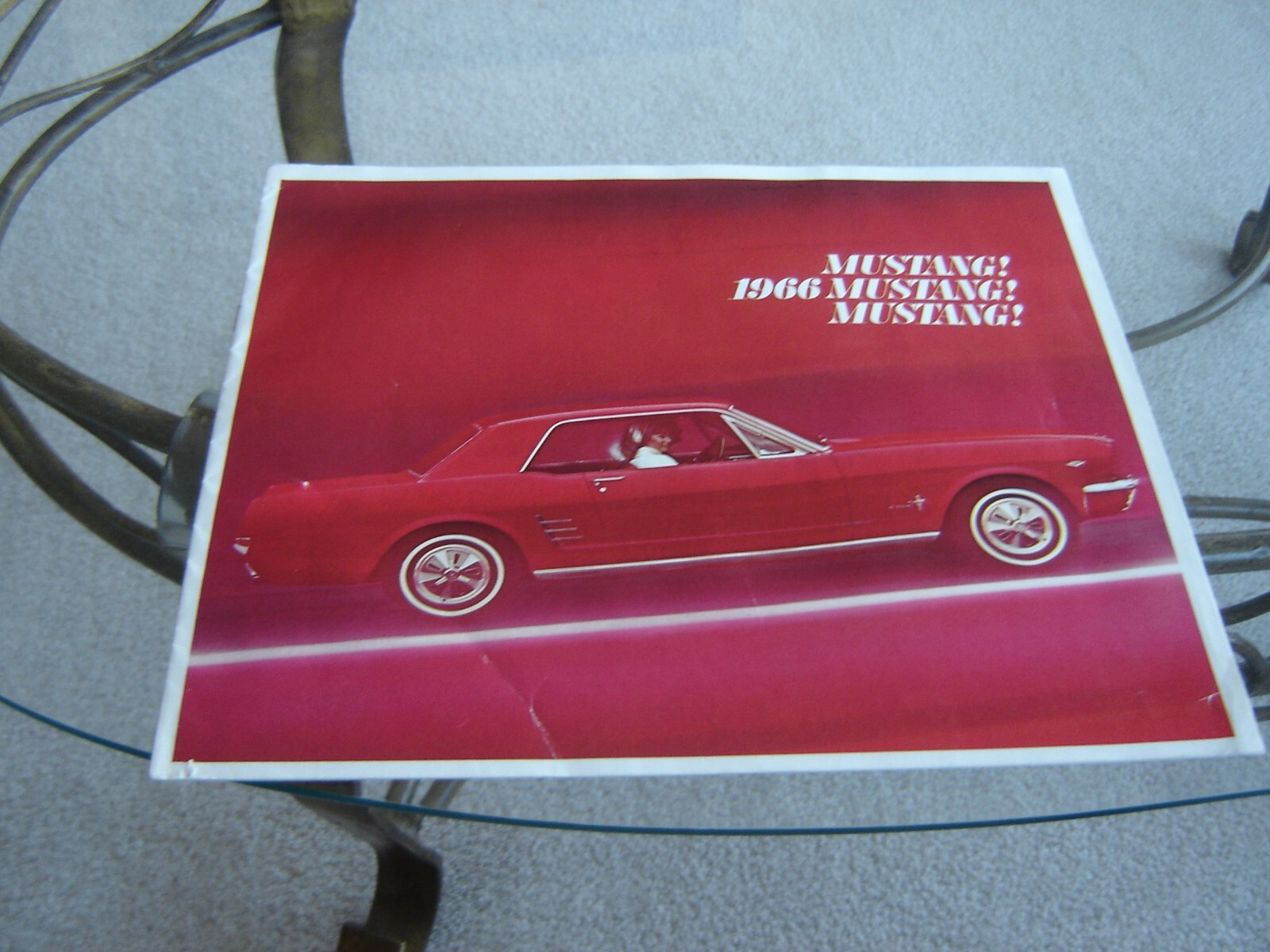 1966 FORD MUSTANG ORIGINAL DEALER BROCHURE | eBay