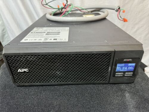 APC Smart UPS Online 5kva SRT5KRMXLW-HW Hardwired 208/240v | eBay APC Smart UPS Online 5kva SRT5KRMXLW-HW Hardwired 208/240v | eBay
