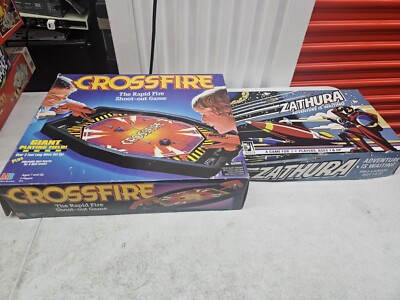 Vintage 1994 Milton Bradley Crossfire Board Game Zanthura 2005 Fairview 