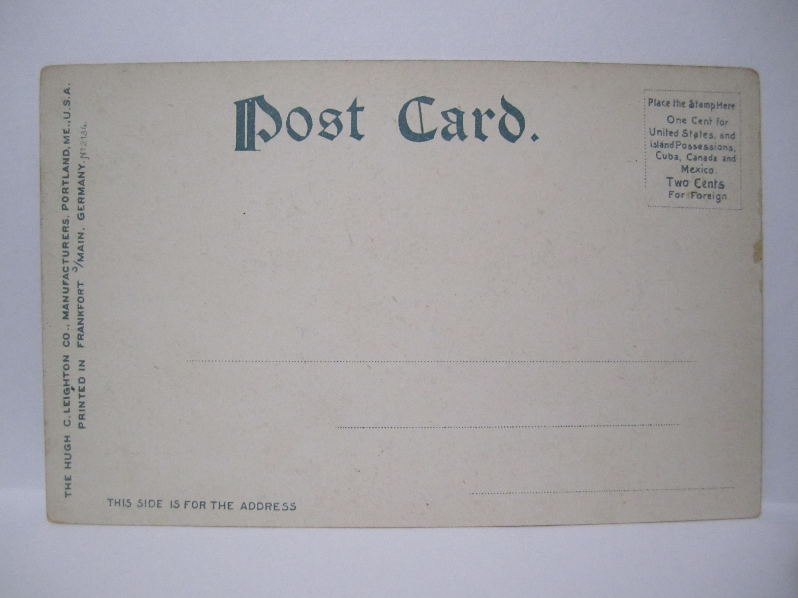 PARK SCENE WITH WALKWAY POSTCARD AIKEN SC SOUTH CAROLINA 1906 UNDIVIDED BACK UDB