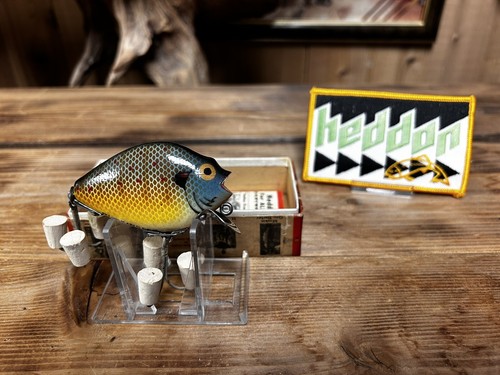 Vintage Heddon Punkinseed 740 SUN Sunfish 1940's Wooden